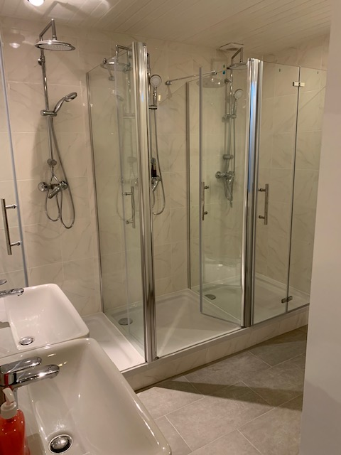 Dusche Monteurzimmer in Hannover